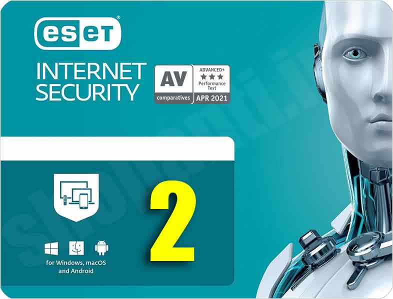 آنتی ویروس یا اینترنت سکیوریتی  نود32 - ESET Nod32 internet security 2pc