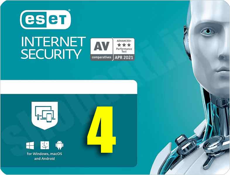  آنتی ویروس یا اینترنت سکیوریتی  نود32 - ESET Nod32 internet security 4pc