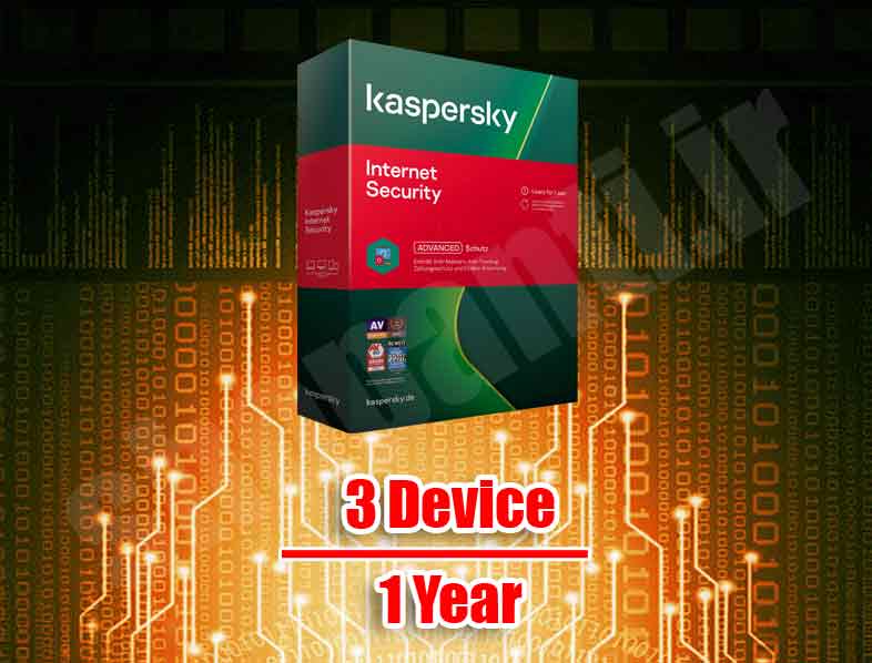 لایسنس کسپرسکی اینترنت سکیوریتی 3 کاربره