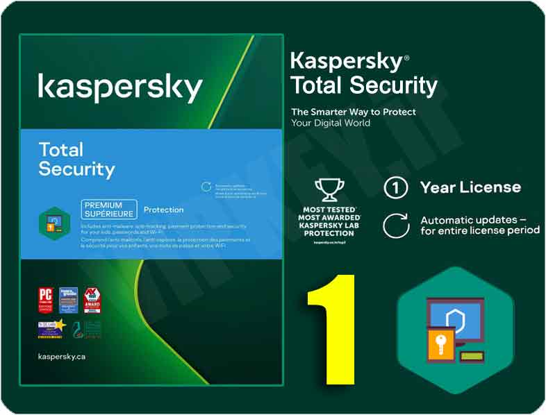 توتال سکیوریتی کسپرسکی OEM 2022 - 1 کاربره kaspersky total security 